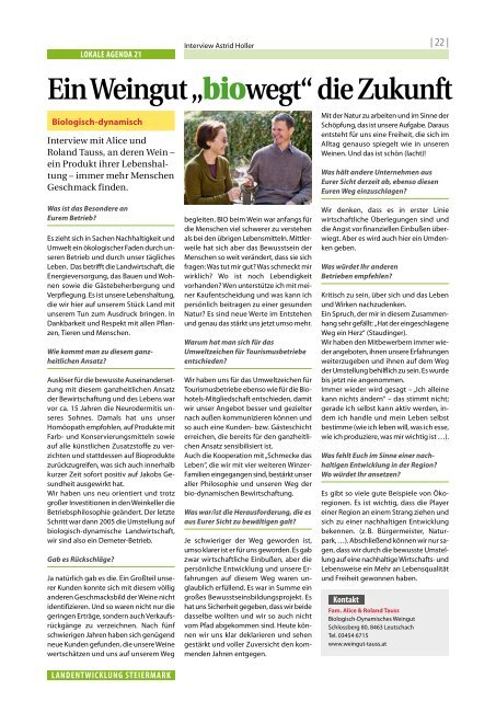 Themenheft als PDF zum Download - Landentwicklung - Steiermark