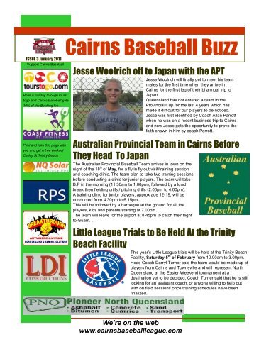 Cairns Baseball Buzz - The Roneberg's of Cairns Home Page