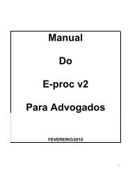 Manual do E-proc v2 para Advogados