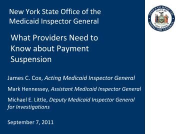 PDF Version - New York State Office of the Medicaid Inspector General