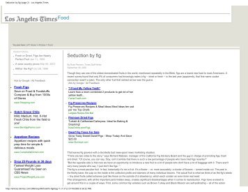 Seduction by fig (page 2) - Los Angeles Times - Figs 4 Fun