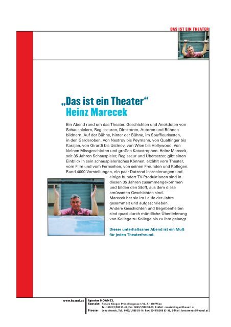 PRESSEMAPPE Das ist ein Theater pdf, 1.38 ... - HOANZL Agentur