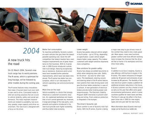 Scania annual report 2003