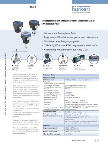 Magnetisch induktives Durchfluss- messgerÃ¤t