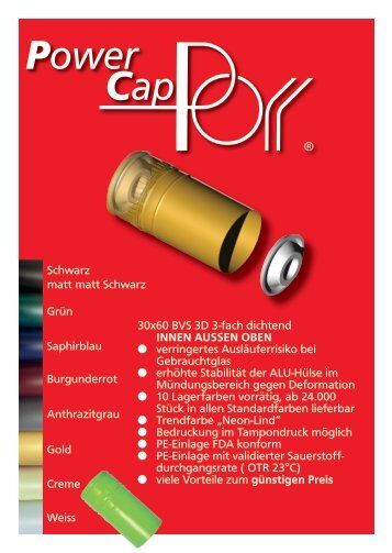 Power Cap - Artur Porr GmbH