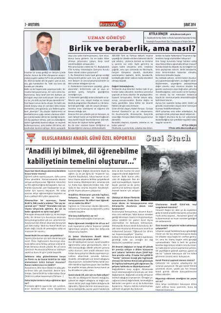 EUROPA JOURNAL - HABER AVRUPA FEBRUAR 2014