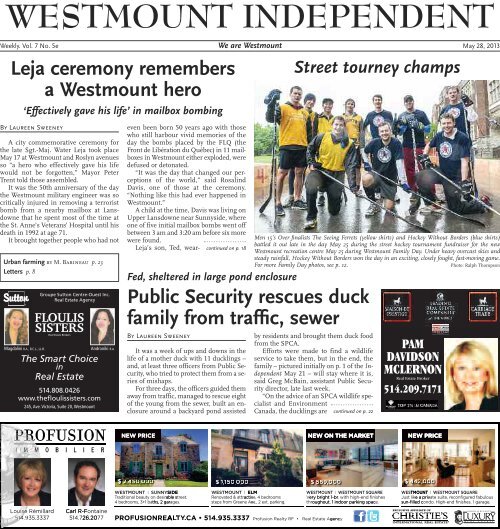 May 28 - Westmount Independent
