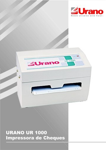 Impressora Cheque UR 1000 mar05 - Urano