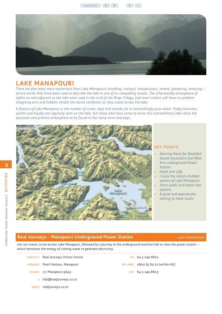 Fiordland Activities (11.3 MB) - Southern Lakes