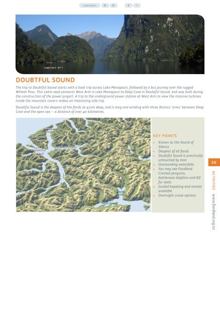 Fiordland Activities (11.3 MB) - Southern Lakes