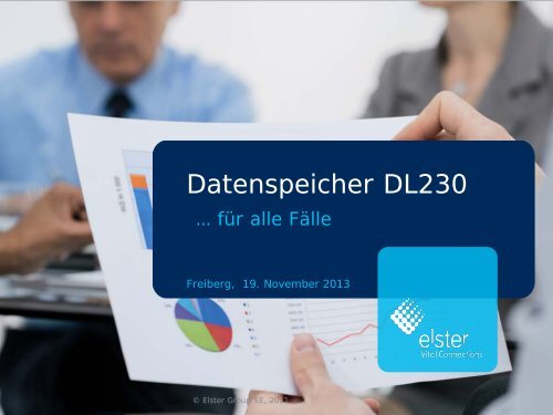 Vorstellung des Datenspeichers DL230 - Gas Service Freiberg GmbH