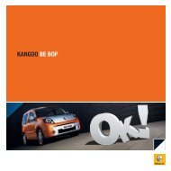 KANGOO BE BOP - Renault
