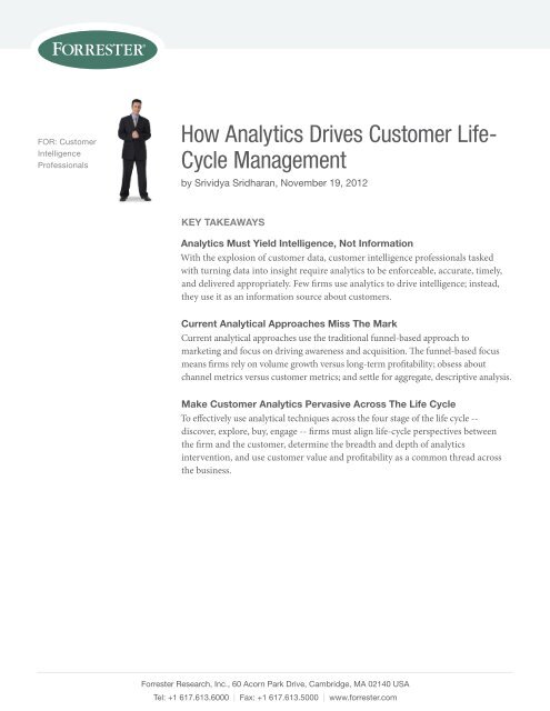 How Analytics Drives Customer Life- Cycle ... - Prepaid MVNO