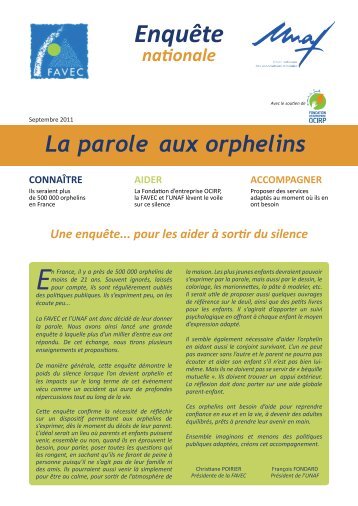 EnquÃªte orphelins PDF - Unaf