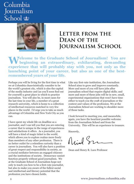 Columbia University Graduate School of 
