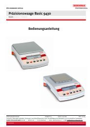 PrÃƒÂ¤zisionswaage Basic 9430 - Wum-profishop.de