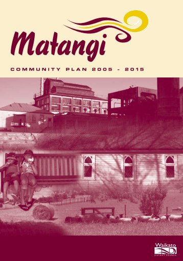 Matangi Community Plan - Waikato District Council