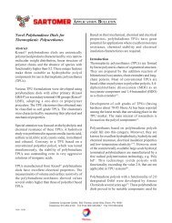 Novel Polybutadiene Diols for Thermoplastic Polyurethanes - Pu2Pu