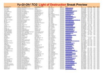 Yu-Gi-Oh! TCG Light of Destruction Sneak Preview