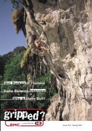 Issue #12 - Spring 2001 - The British Mountaineering Council