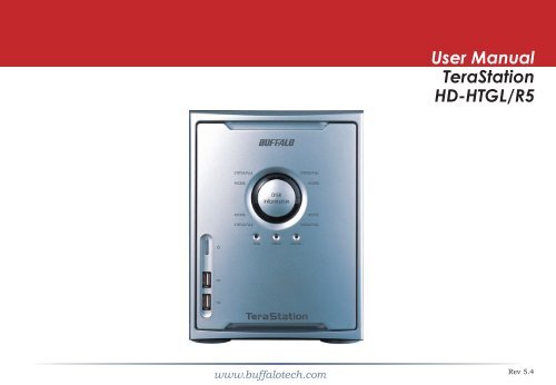 User Manual TeraStation HD-HTGL/R5 - Buffalo