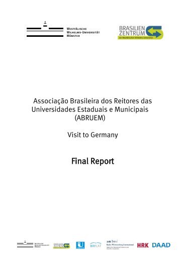 Final Report - WestfÃƒÂ¤lische Wilhelms-UniversitÃƒÂ¤t MÃƒÂ¼nster