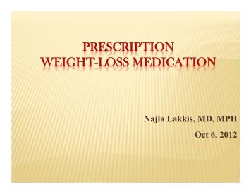 Obesity Medications