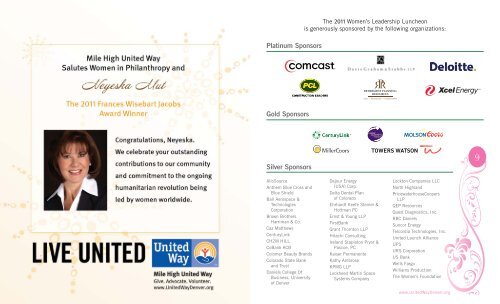 11 Womens Luncheon Program-revised.indd - Mile High United Way