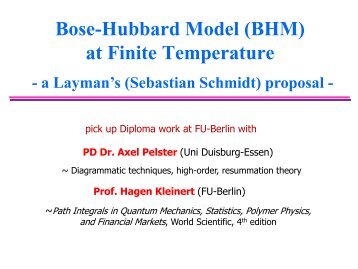 Bose-Hubbard Model at Finite Temperature