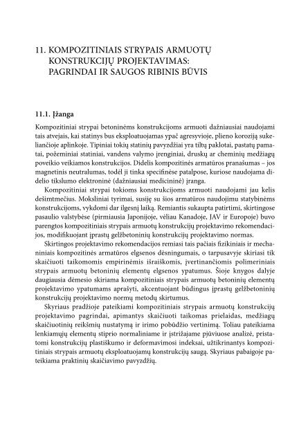 kompozitais armuotos betoninÃ„Â—s konstrukcijos - Vilniaus Gedimino ...
