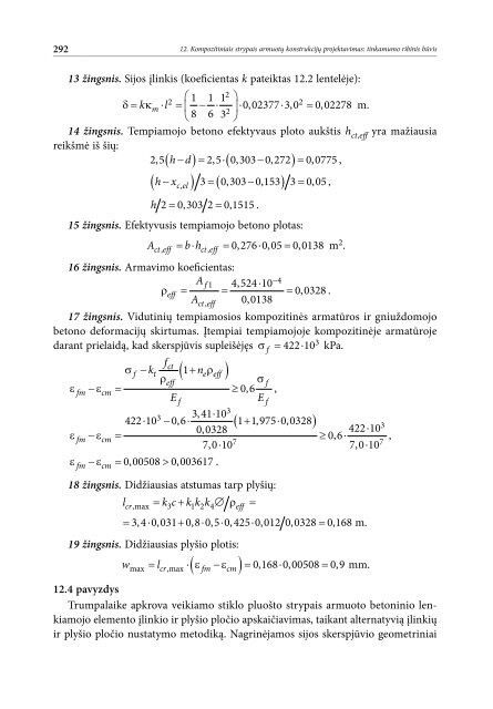 kompozitais armuotos betoninÃ„Â—s konstrukcijos - Vilniaus Gedimino ...