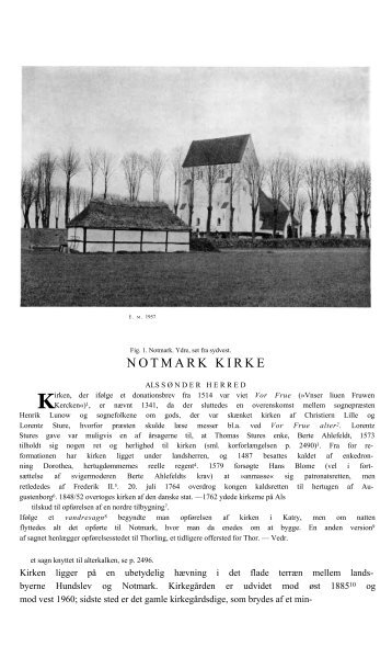 NOTMARK KIRKE - Danmarks Kirker - Nationalmuseet