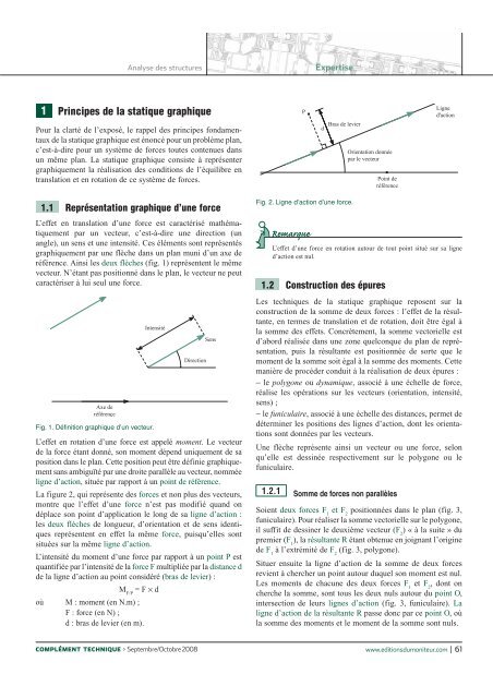 Nouvelles perspectives pour la statique graphique - Consulter en ligne