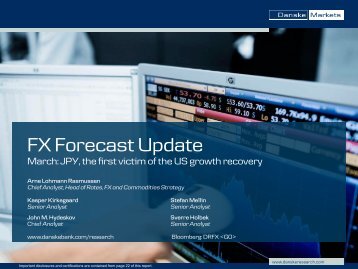FX Forecast Update - Danske Bank