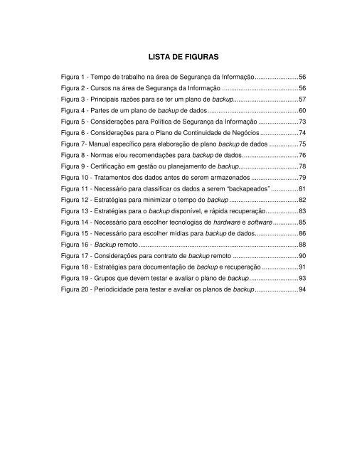 PLANEJAMENTO DE BACKUP DE DADOS - Ppga.com.br