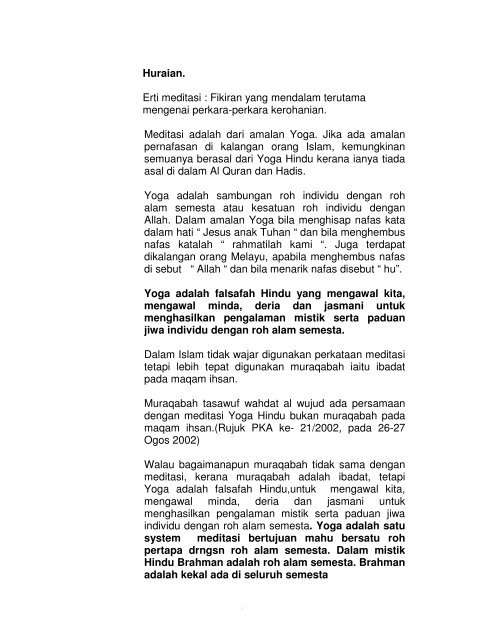 Asas Rujukan Dalam Bidang Aqidah Islam - Jabatan Kemajuan ...