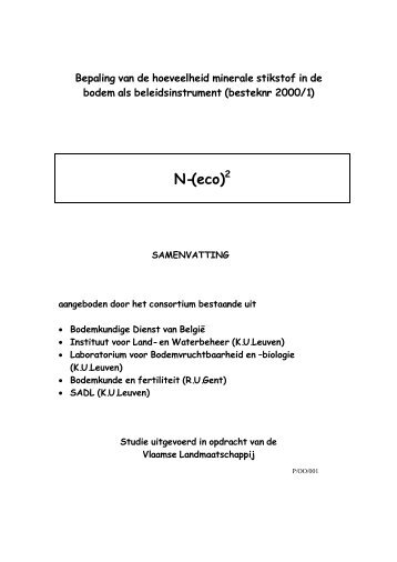 N-(eco)2 - Vlaamse Landmaatschappij