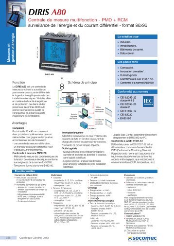 DIRIS A80 - Socomec