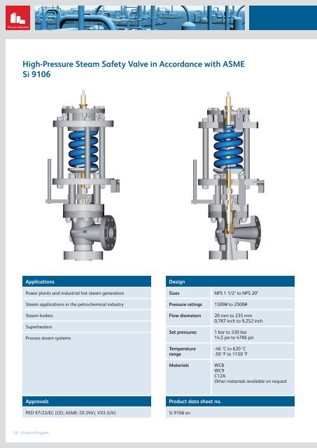 Product Range Process Industries - Bopp & Reuther Sicherheits ...