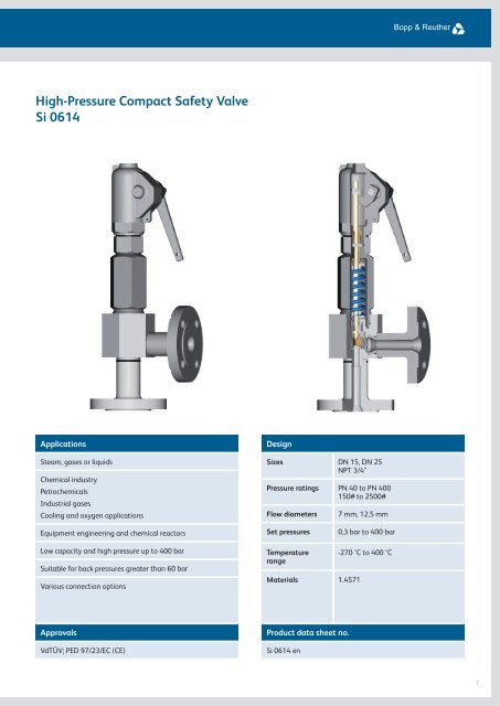 Product Range Process Industries - Bopp & Reuther Sicherheits ...