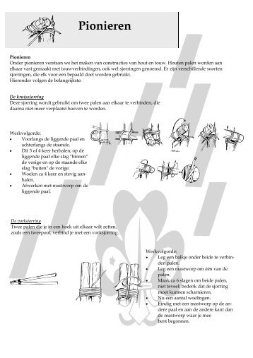 bijlage pionieren.pdf - Noordelijk Pinksterkamp