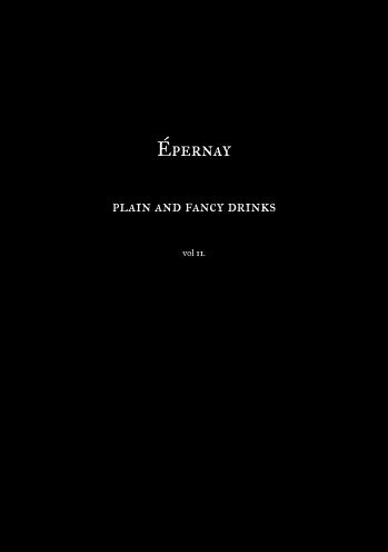 Drinks Menu - Epernay