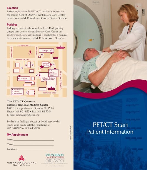 PET/CT Scan Patient Information - Orlando Health
