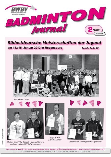 2/2012 - Baden - Württembergischer  Badminton - Verband