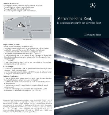 Mercedes-Benz Rent, - Sitesreseau.mercedes.fr
