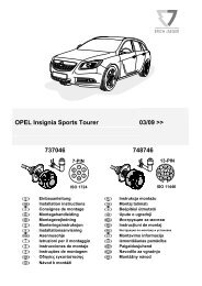 OPEL Insignia Sports Tourer 03/09 >> 737046 748746