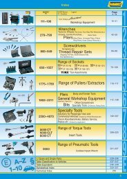 General Workshop Equipment Specialty Tools