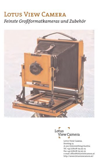 Lotus View Camera - photohistory.at