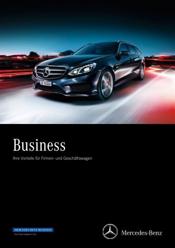 Business Mappe (PDF) - Mercedes-Benz Schweiz