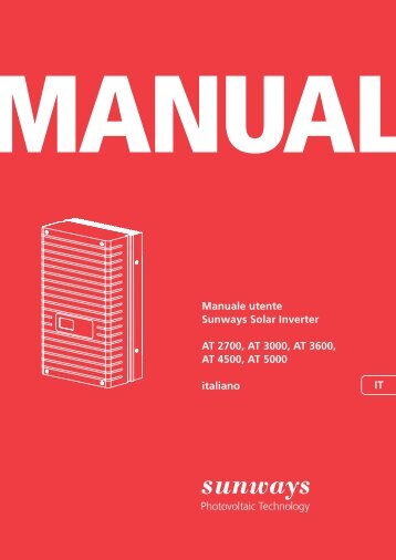 Manual serie AT - Sunways AG